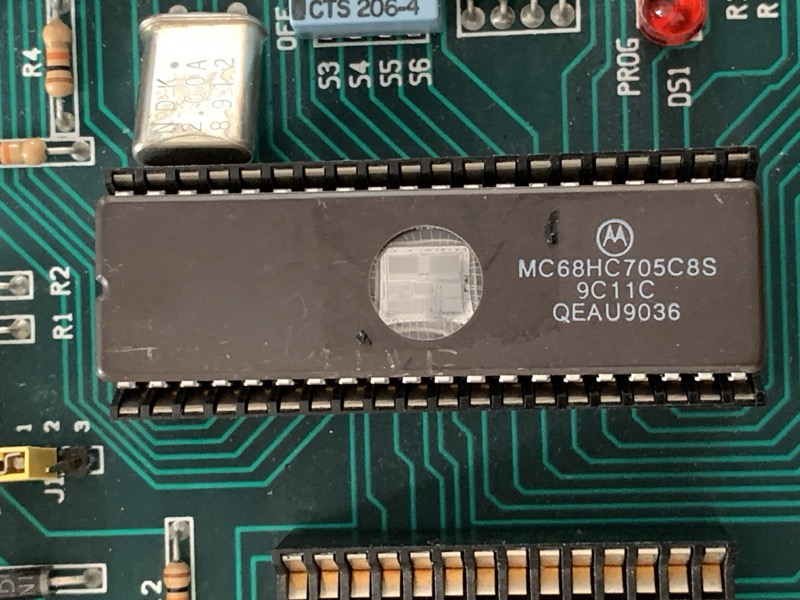 UV erasable CPU